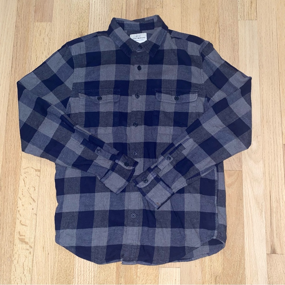 Men’s Blue Flannel Shirt